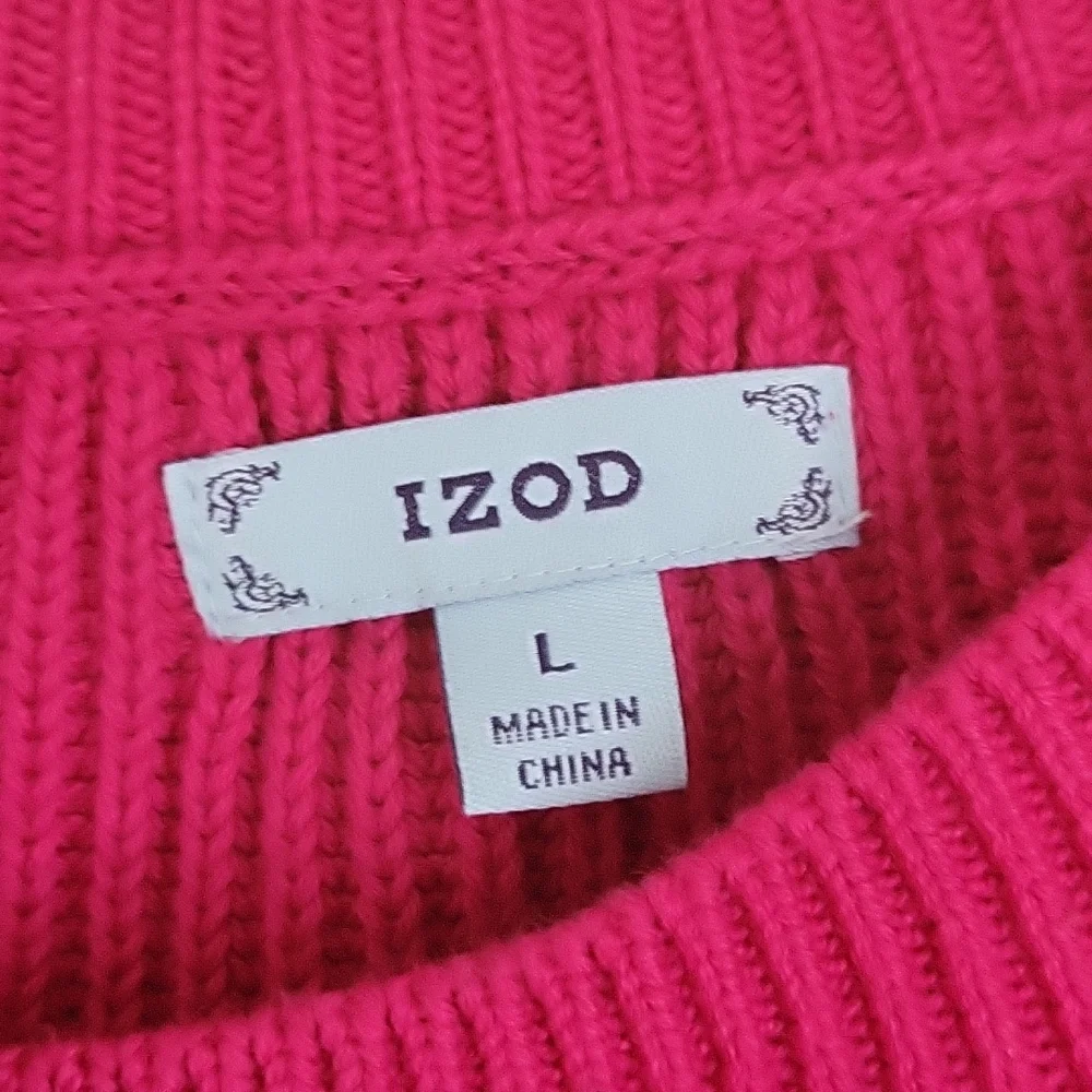 🌻4 for $15🌻 Izod pink large cardigan - Picture 2 of 5